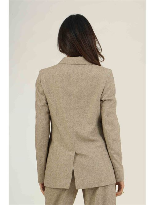 Giacca doppiopetto in misto lana Elmas Phil | 040651BEIGE